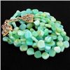 685twc Blue Opal Beads Sterling Necklace (JEW-3133)