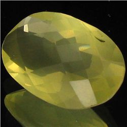 20.67ct Untreated Natural Lemon Citrine Oval (GEM-39188)