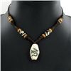 Image 3 : Tibet Shell Agate Bead Nickel Necklace (JEW-3271)