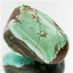 37.85ct Green Turquoise Freeform Cabochon (GEM-33770)