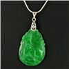 25ct Green Jade Cobra Pendant (JEW-3618)