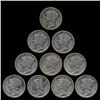 1929S Mercury Dimes Hi Grade Lot of 10 (COI-8472)
