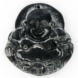 Chinese Handcarved Vintage Slate Buddha (ANT-1888)