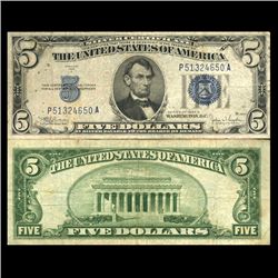 1934C $5 Silver Certificate Circulated (CUR-06047)