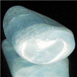 21.9ct Strong Blue Freeform Aquamarine Cabochon (GEM-33755)