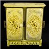 Chinese Handcarved Bone Double Gem Box (CLB-845)