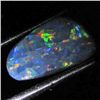 2.5ct Australian Black Opal Doublet Full Fire (GEM-36020)