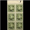 1946 China $50 Surcharge 5c Olive MNH Block 6 (STM-1581)