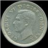 1942 Britian 3p Silver AU Scarce (COI-8817)