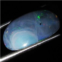 3.65ct Australian Black Opal Doublet Full Fire (GEM-36514)