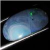 3.65ct Australian Black Opal Doublet Full Fire (GEM-36514)