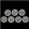 Image 1 : 1939P Mercury Dimes AU Lot of 7 (COI-8429)
