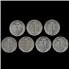 Image 2 : 1939P Mercury Dimes AU Lot of 7 (COI-8429)