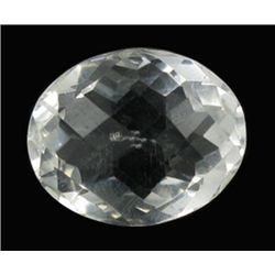 18.5ct Flawless Quartz Crystal Gem Oval  (GEM-21617)