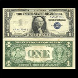 1935G $1 Silver Certificate AU+ Scarce (CUR-05974)