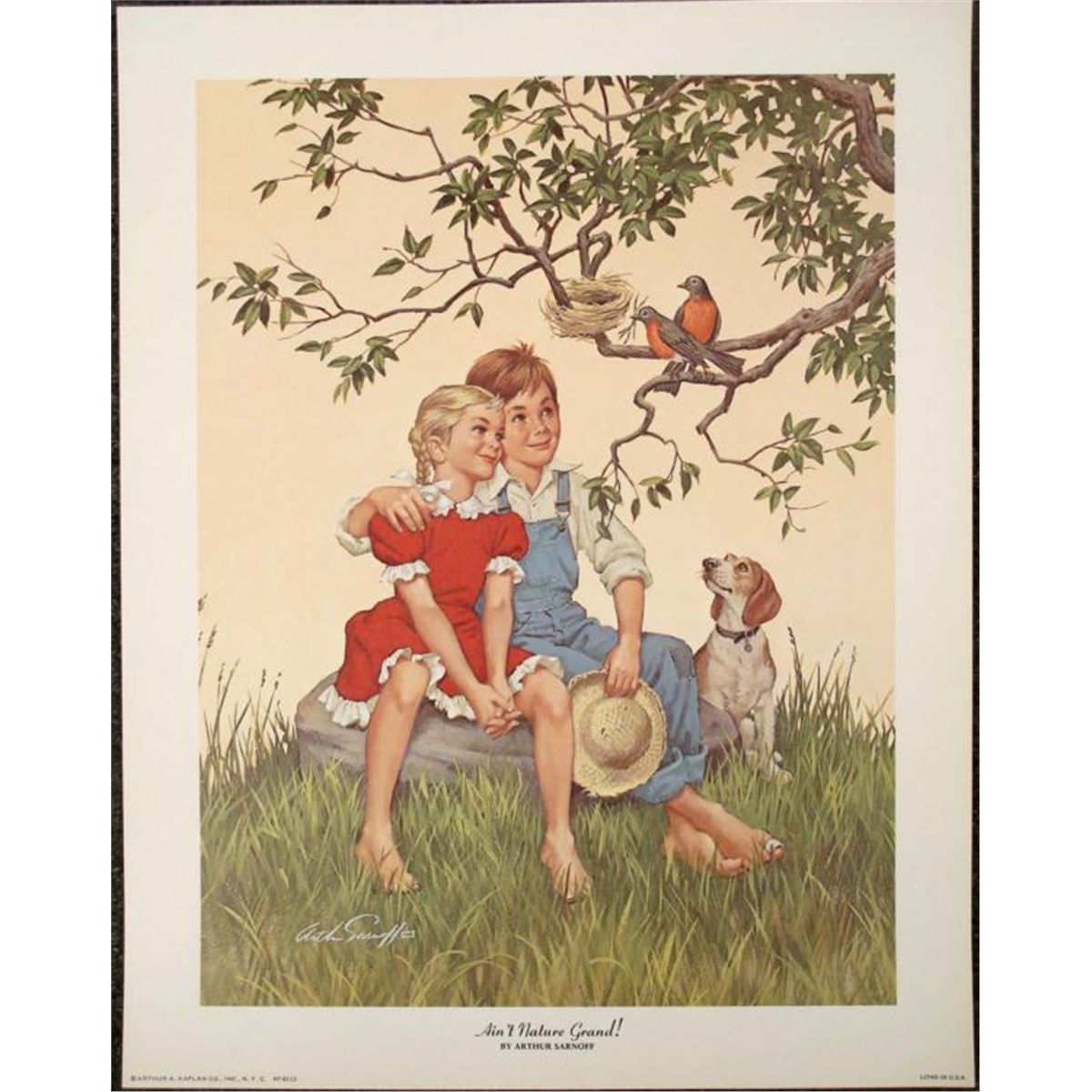 Arthur Sarnoff Ain't Nature Grand Lithograph Art Print