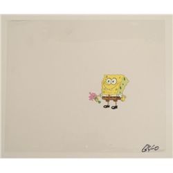 SpongeBob Cel Original Art Cheerful Production Happy