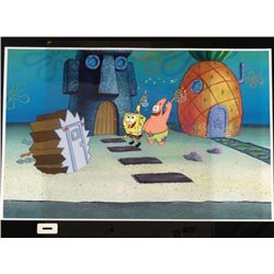 So Close Background Production Spongebob Original Cel