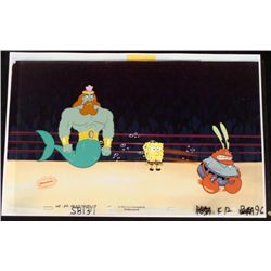 Background Production Hurry Up Original Cel Spongebob