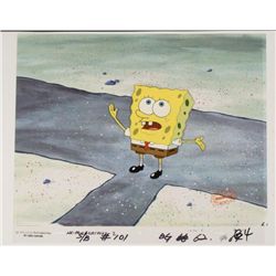 No Slack Original Spongebob Animation Cel Background