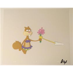 Take These Flowers Original Animation SpongeBob Cel Art