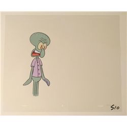 Pink Shirt Squidward SpongeBob Cel Animation Original