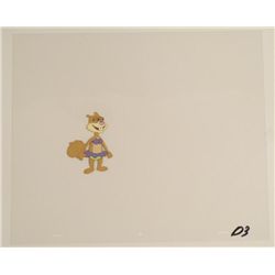 Art Cel SpongeBob Eyes Closed Squirrel Animation Orig