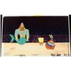 Image 1 : Original Cel Animation Fighting Background Spongebob