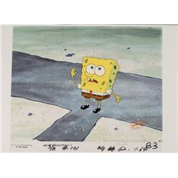 Cel Spongebob Original Production What Now Background