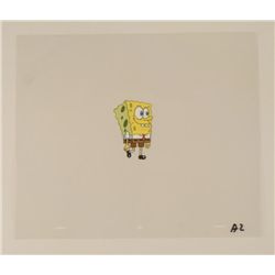 Walk SpongeBob Walk Original Production Art Cel Blue