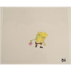 Original SpongeBob Cel Flowers To Art Production Give
