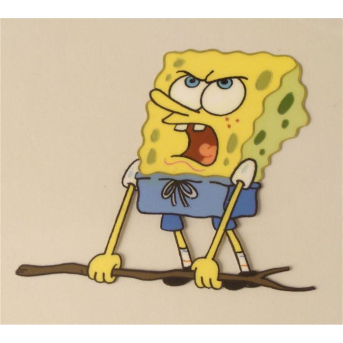 Original Lift A Stick Production SpongeBob Cel Art Original Lift A Stick Production SpongeBob Cel Art