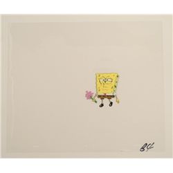 SpongeBob Original Is Allergic Animation Art Cel Cry