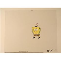Confused Sponge Original SpongeBob Art Cel Production