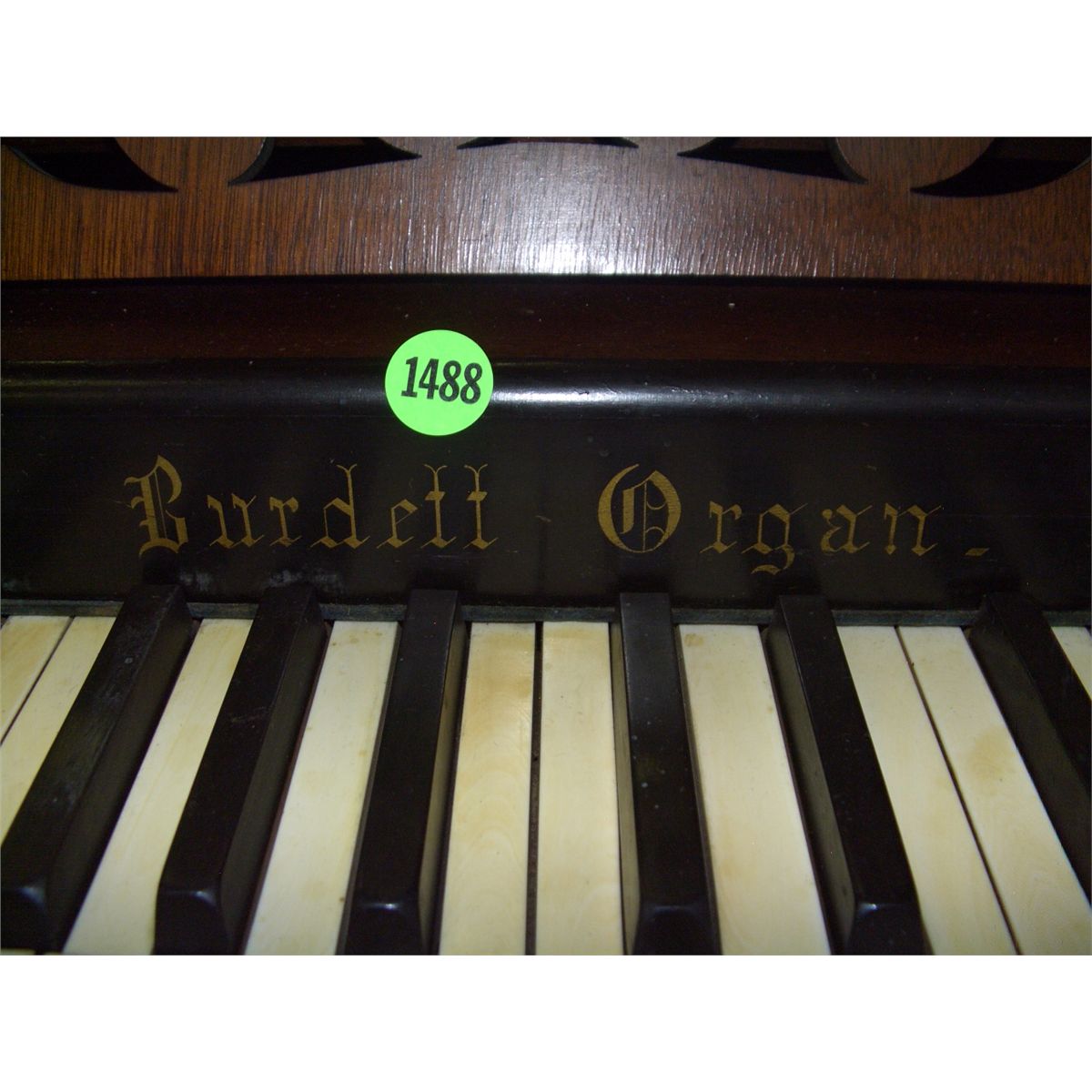 antique Burdett pump organ (small) travel size SSR