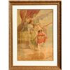 Image 1 : Alphonse Mucha, Peche, Chromolithograph on Canvas