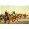 Image 2 : Vincent Manago, Moroccan Battle Scene, Oil Painting