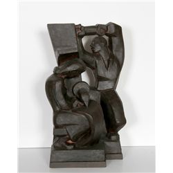 Robert Cronbach, Construction & Garment Worker, Sculpture