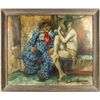 Image 1 : Marshall Goodman, Clown and Nude, Oil Painting