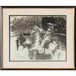 Pablo Picasso, Corrida, Lithograph