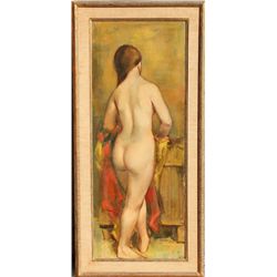 Jan De Ruth, Le Bain, Oil Painting