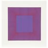 Image 1 : Richard Anuszkiewicz, Autumn Suite (Blue with Red), Intaglio Aquatint Etching