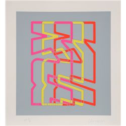 Chryssa, Series 6, Silkscreen