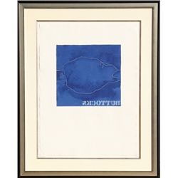 Jasper Johns, Buttocks, Lithograph