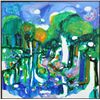 Image 1 : Ronald Julius Christensen, Path of Blues, Acrylic Painting