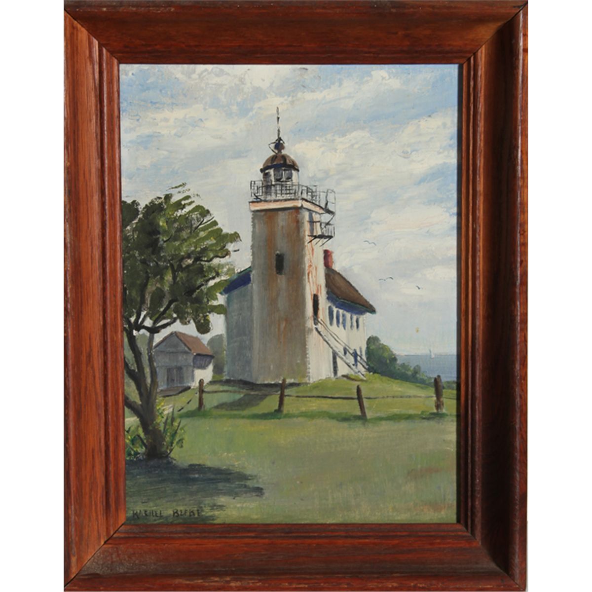 Rachel Beebe Rachel Beebe, Horton Point Lighthouse, Acrylic Painting