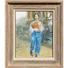 Image 1 : Raphael Soyer, Woman on Street, Oil Painting