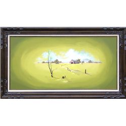 Roland Partos, Barn, Oil Painting