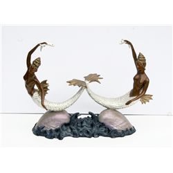 Erte, Sirens, Bronze Sculpture