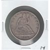 Image 1 : 1856 LIBERTY SEATED HALF SILVER DOLLAR NICE DETAILS